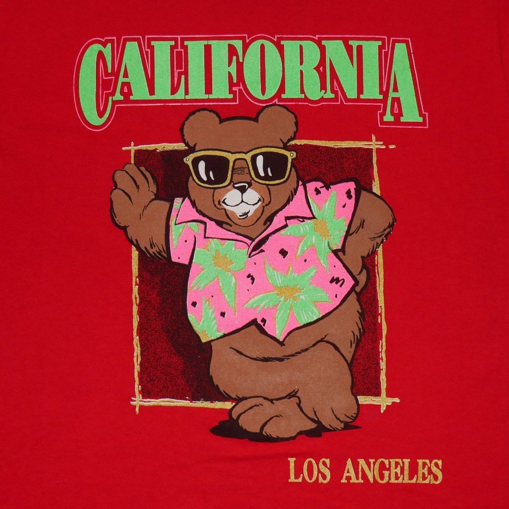 90's Los Angeles California Vacation Bear Shirt
